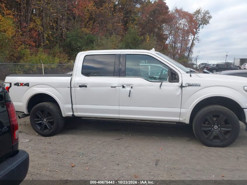 2018 Ford F-150 Platinum VIN: 1FTEW1EG0JFA53425 Lot: 40675443