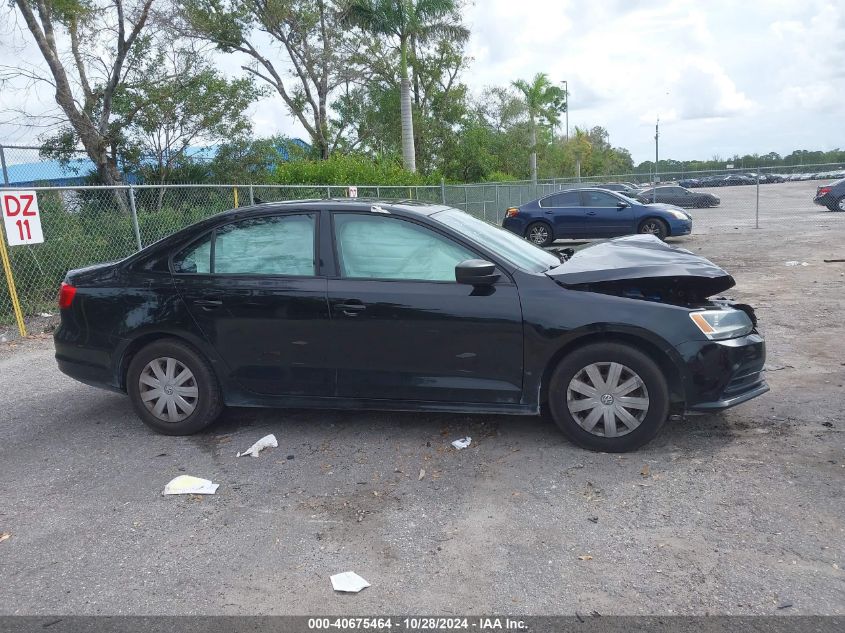 2015 Volkswagen Jetta 2.0L S VIN: 3VW2K7AJ2FM279912 Lot: 40675464