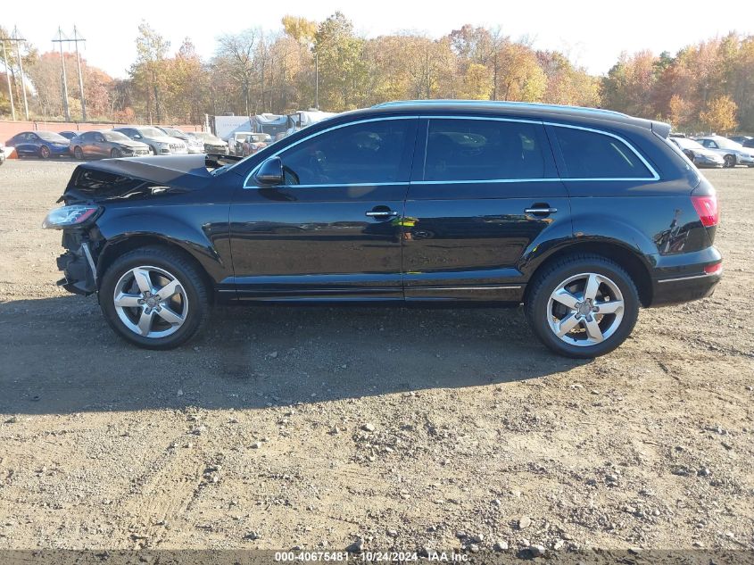 2015 Audi Q7 3.0T Premium VIN: WA1LGAFEXFD020334 Lot: 40675481