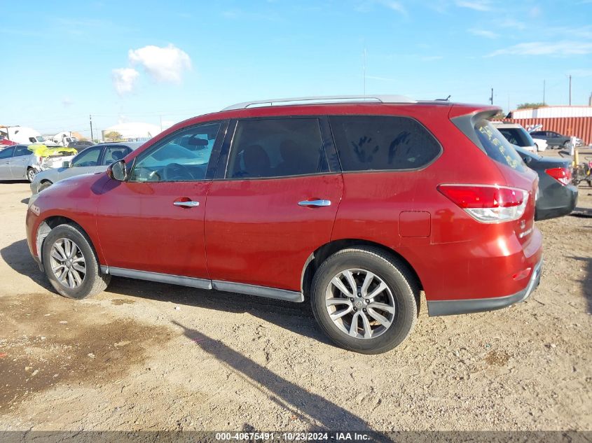 2013 Nissan Pathfinder Sv VIN: 5N1AR2MN7DC631081 Lot: 40675491