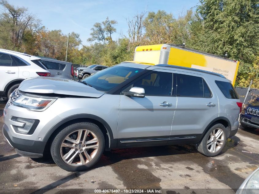 2017 Ford Explorer Limited VIN: 1FM5K7F87HGA46672 Lot: 40675497