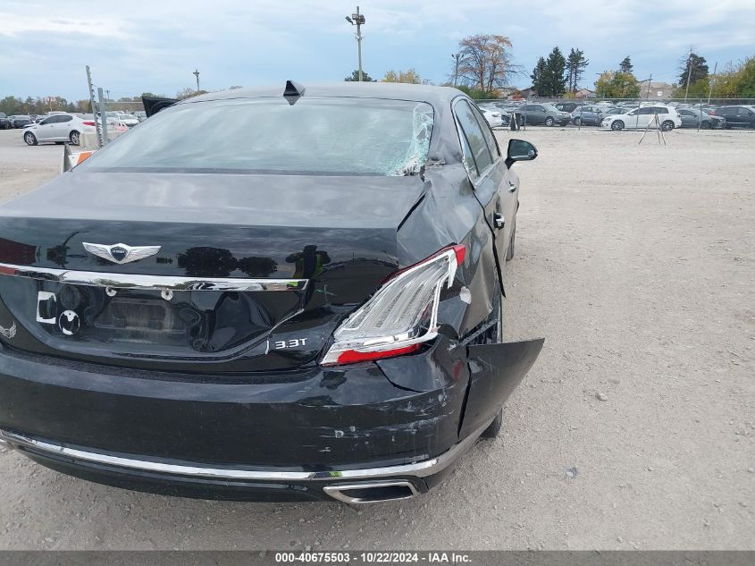 2019 Genesis G90 3.3T Premium VIN: KMHG34JA9KU052674 Lot: 40675503