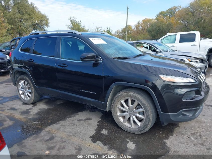 2014 Jeep Cherokee Limited VIN: 1C4PJMDS9EW266300 Lot: 40675527