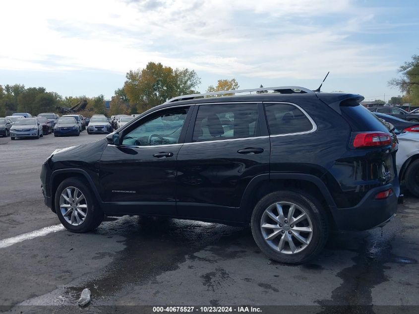 2014 Jeep Cherokee Limited VIN: 1C4PJMDS9EW266300 Lot: 40675527