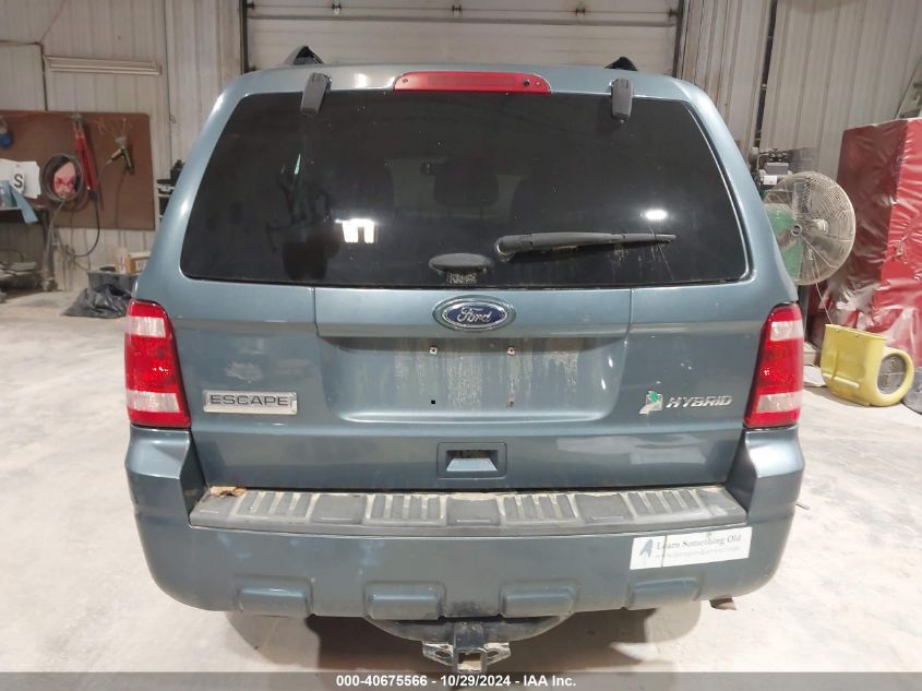 2011 Ford Escape Hybrid VIN: 1FMCU5K37BKC43751 Lot: 40675566