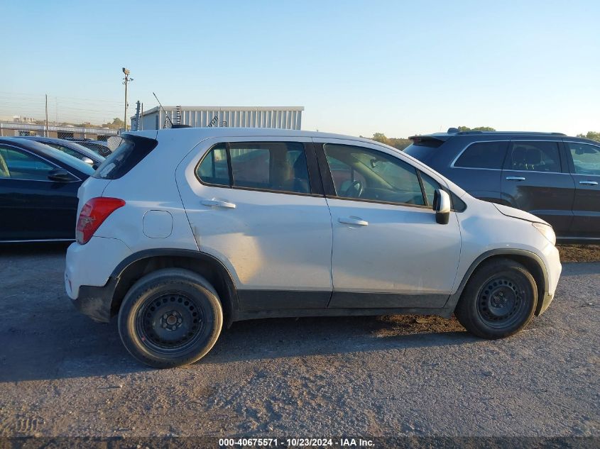 2018 Chevrolet Trax Ls VIN: 3GNCJKSB9JL385039 Lot: 40675571