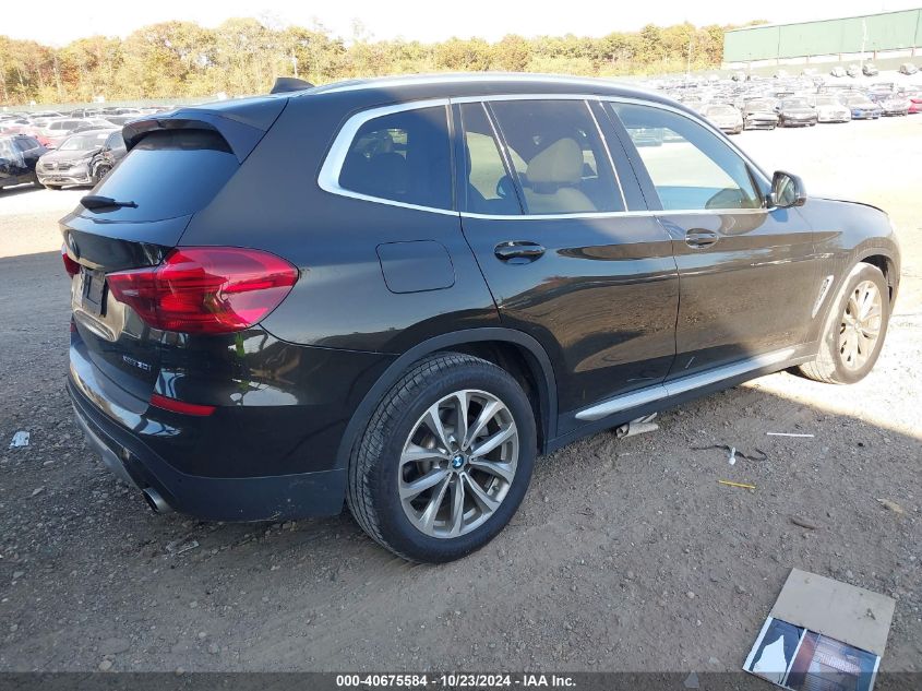 2018 BMW X3 XDRIVE30I - 5UXTR9C5XJLD73546