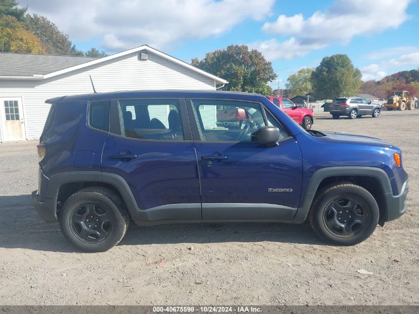 2017 Jeep Renegade Sport Fwd VIN: ZACCJAAB9HPF89684 Lot: 40675598