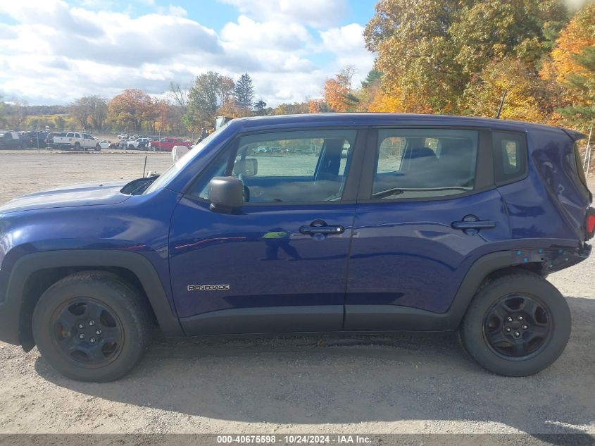 2017 Jeep Renegade Sport Fwd VIN: ZACCJAAB9HPF89684 Lot: 40675598