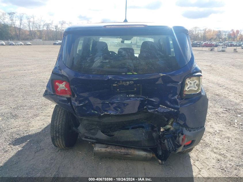 2017 Jeep Renegade Sport Fwd VIN: ZACCJAAB9HPF89684 Lot: 40675598