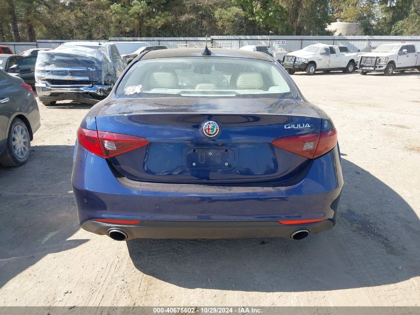 2019 Alfa Romeo Giulia Ti Lusso Rwd VIN: ZARFAMBN6K7598151 Lot: 40675602