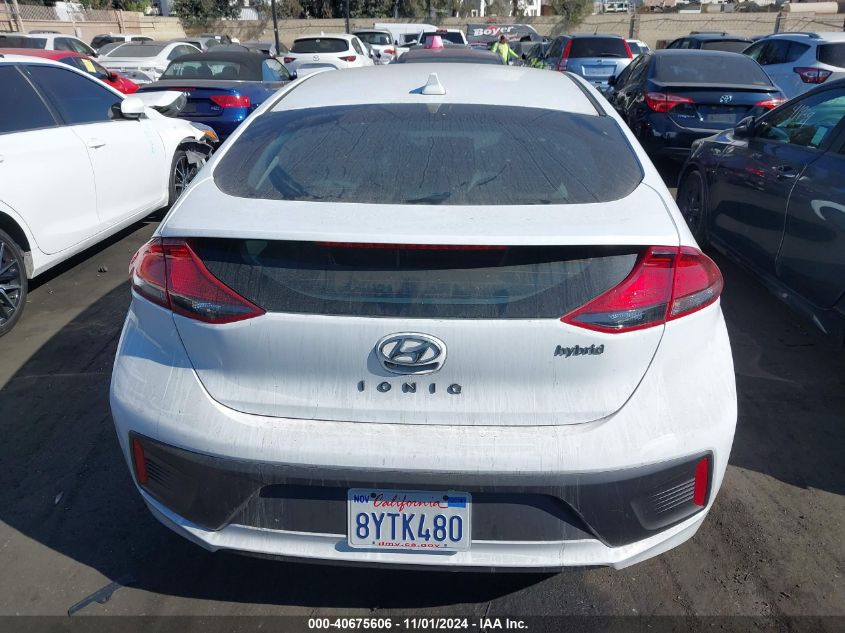 2022 Hyundai Ioniq Hybrid Se VIN: KMHC75LC5NU273491 Lot: 40675606