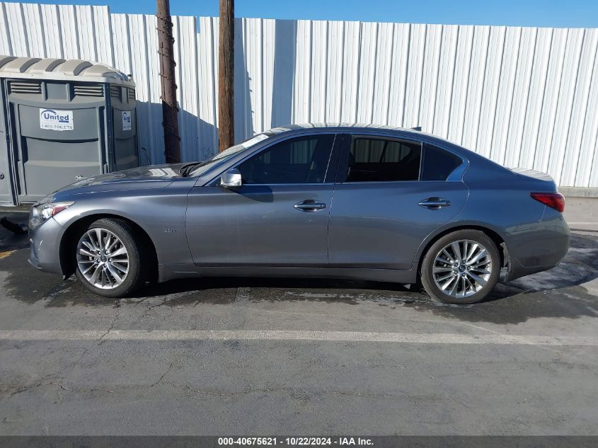 2019 Infiniti Q50 3.0T Luxe VIN: JN1EV7AP0KM511704 Lot: 40675621