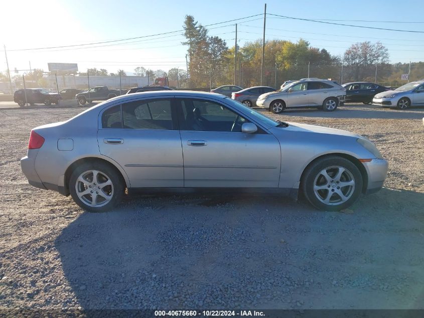 2003 Infiniti G35 Luxury Leather VIN: JNKCV51E03M324812 Lot: 40675660