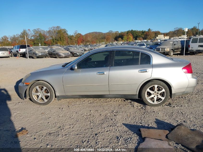 2003 Infiniti G35 Luxury Leather VIN: JNKCV51E03M324812 Lot: 40675660