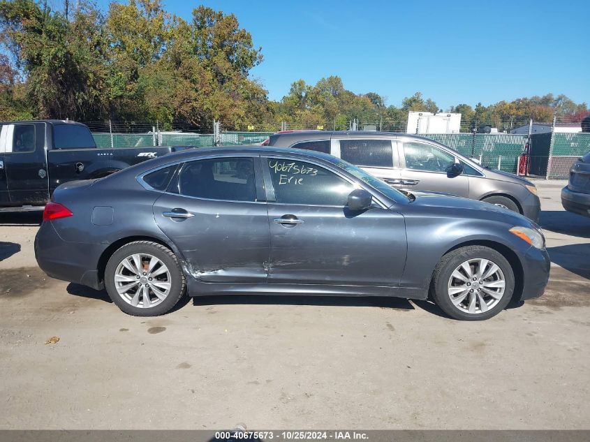 2011 Infiniti M37X VIN: JN1BY1AR8BM372611 Lot: 40675673