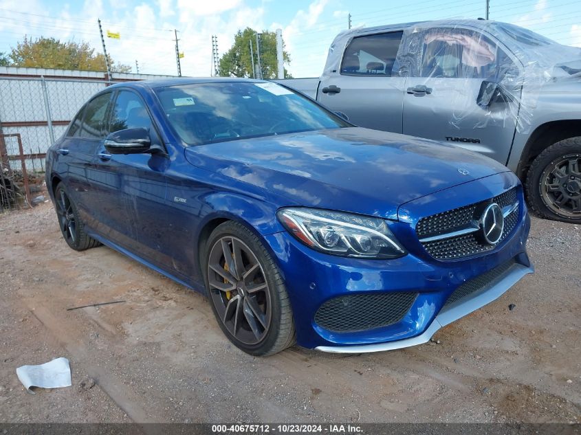 VIN 55SWF6EB6JU243433 2018 MERCEDES-BENZ AMG C 43 no.1