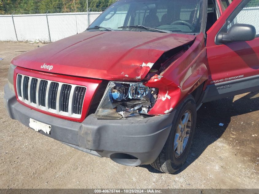 2004 Jeep Grand Cherokee Laredo VIN: 1J4GW48S24C293862 Lot: 40675744