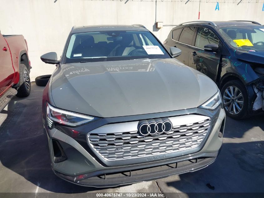 2024 Audi Q8 E-Tron Premium Plus Quattro VIN: WA15AAGE9RB042785 Lot: 40675747