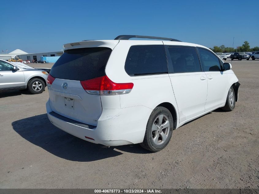 2014 Toyota Sienna Le V6 8 Passenger VIN: 5TDKK3DC4ES492710 Lot: 40675773