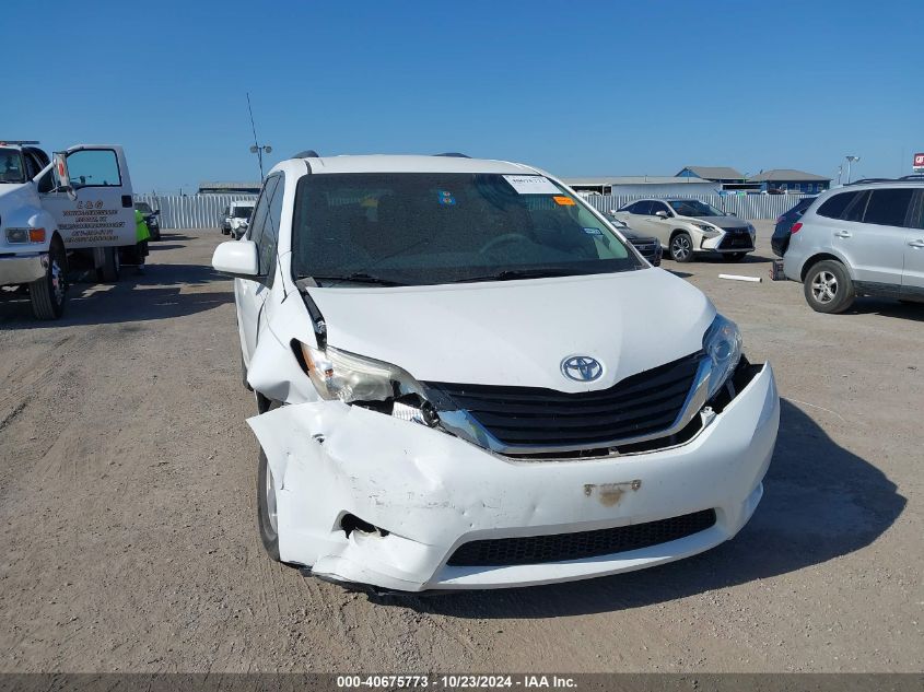 2014 Toyota Sienna Le V6 8 Passenger VIN: 5TDKK3DC4ES492710 Lot: 40675773