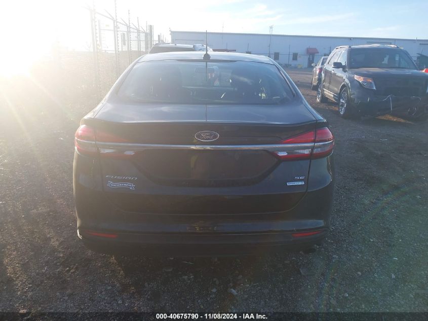 2018 Ford Fusion Se VIN: 3FA6P0HD3JR184595 Lot: 40675790