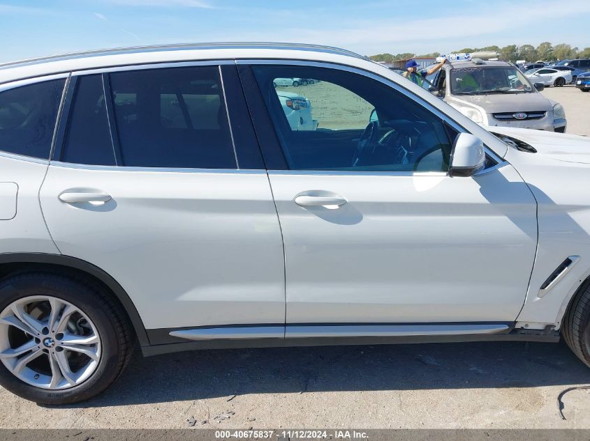 2019 BMW X3 Sdrive30I VIN: 5UXTR7C56KLR43805 Lot: 40675837