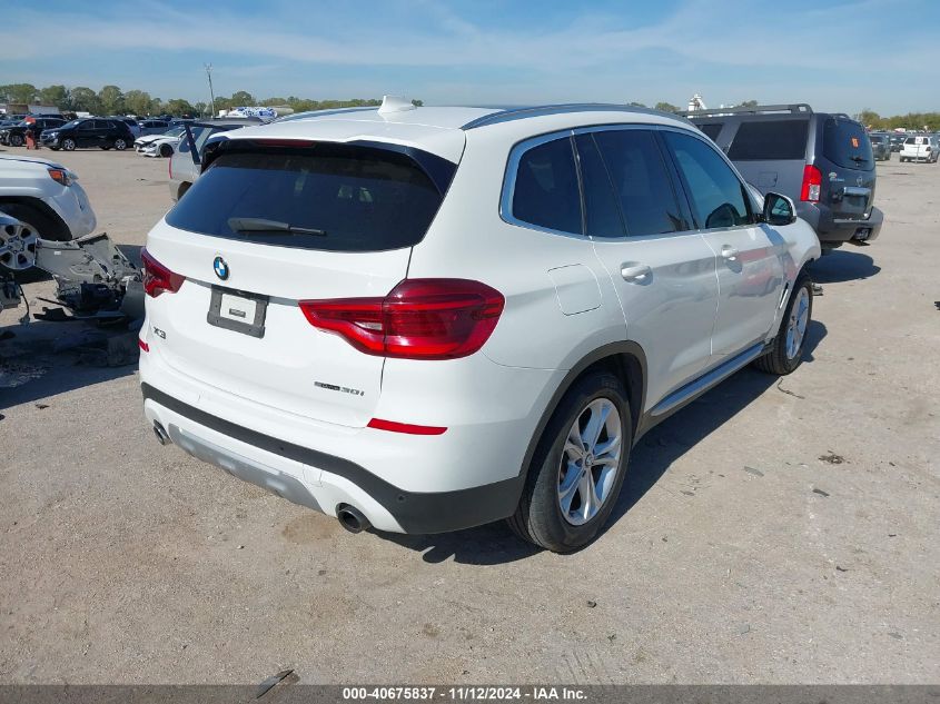 2019 BMW X3 Sdrive30I VIN: 5UXTR7C56KLR43805 Lot: 40675837