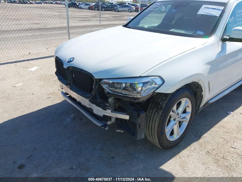 2019 BMW X3 Sdrive30I VIN: 5UXTR7C56KLR43805 Lot: 40675837