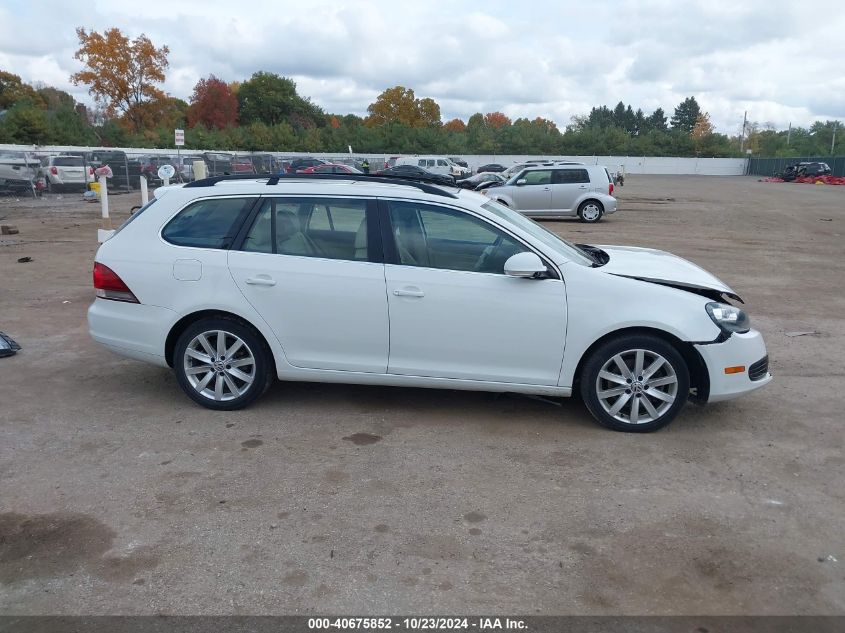 2014 Volkswagen Jetta Sportwagen 2.0L Tdi VIN: 3VWML7AJ3EM615555 Lot: 40675852