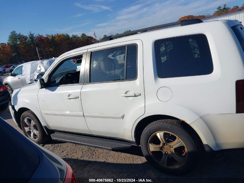 2012 Honda Pilot Ex-L VIN: 5FNYF4H50CB039248 Lot: 40675862