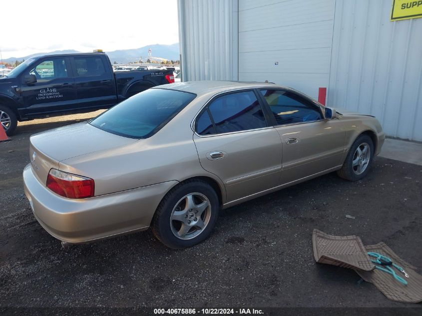 2002 Acura Tl Navigation VIN: 19UUA56732A050244 Lot: 40675886