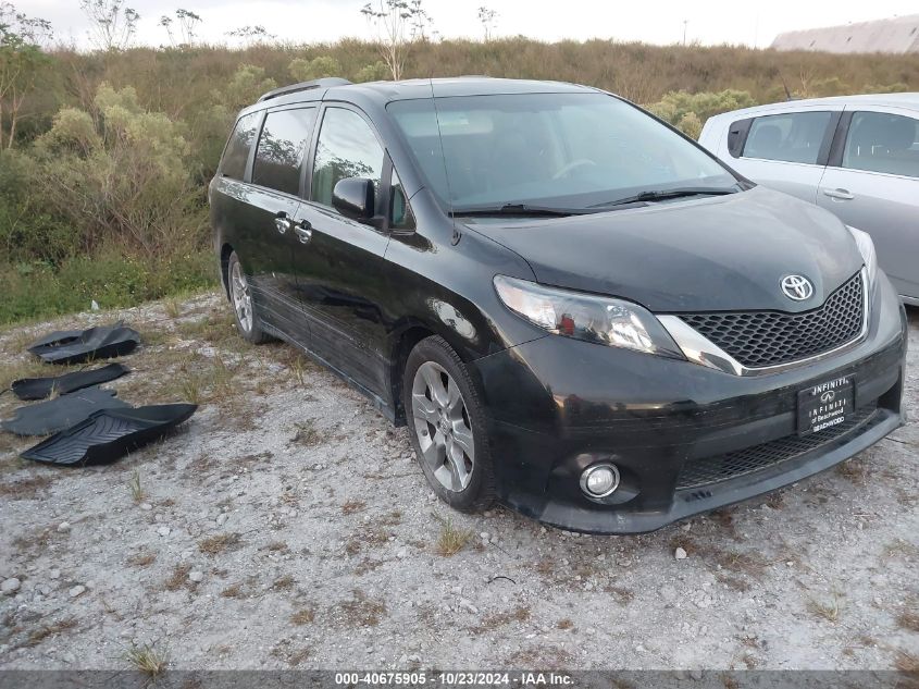 2014 Toyota Sienna Se 8 Passenger VIN: 5TDXK3DC3ES451569 Lot: 40675905