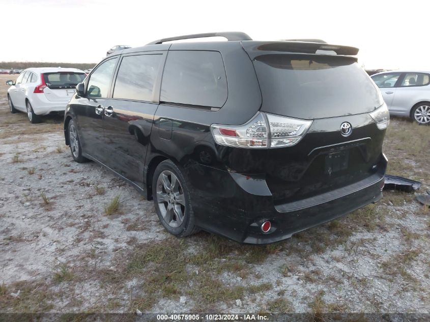 2014 Toyota Sienna Se 8 Passenger VIN: 5TDXK3DC3ES451569 Lot: 40675905