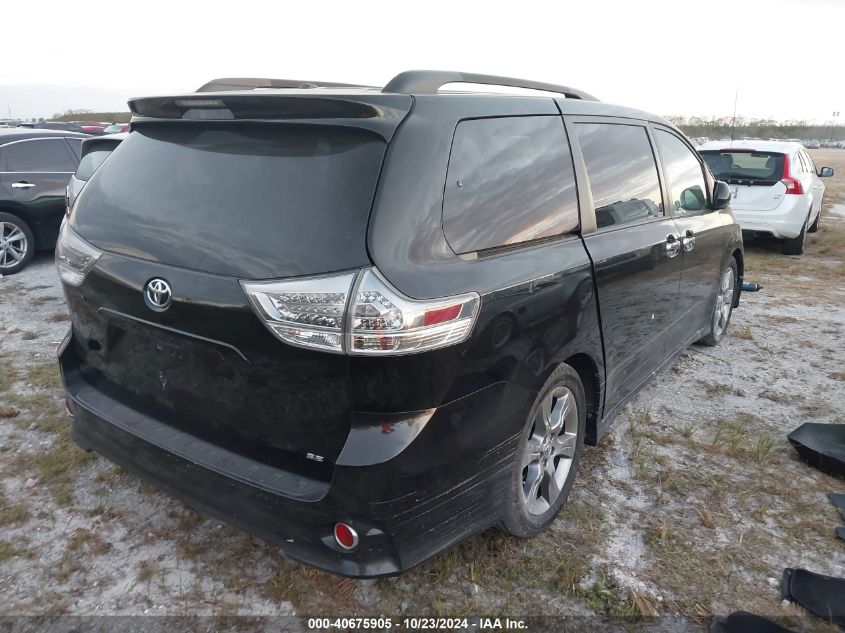 2014 Toyota Sienna Se 8 Passenger VIN: 5TDXK3DC3ES451569 Lot: 40675905