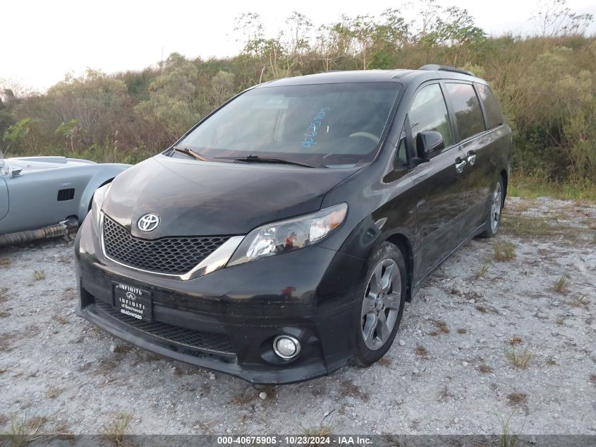 2014 Toyota Sienna Se 8 Passenger VIN: 5TDXK3DC3ES451569 Lot: 40675905