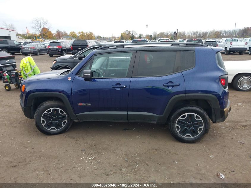 2017 Jeep Renegade Trailhawk 4X4 VIN: ZACCJBCB8HPE70365 Lot: 40675948