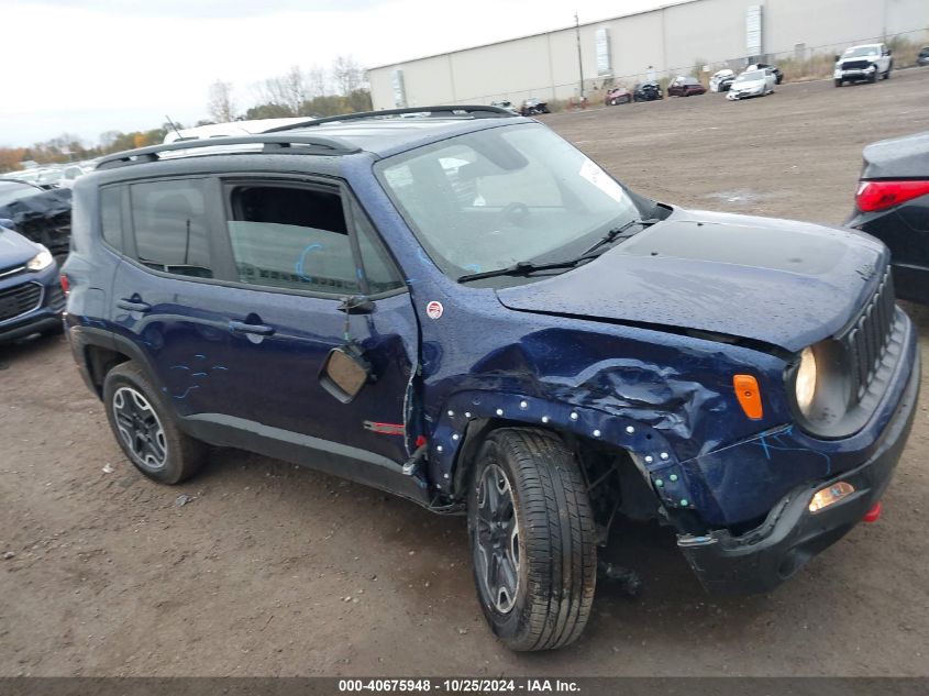 2017 Jeep Renegade Trailhawk 4X4 VIN: ZACCJBCB8HPE70365 Lot: 40675948