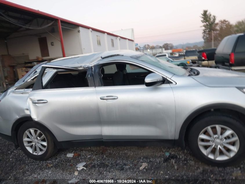 2018 Kia Sorento 3.3L Lx VIN: 5XYPG4A59JG375604 Lot: 40675968