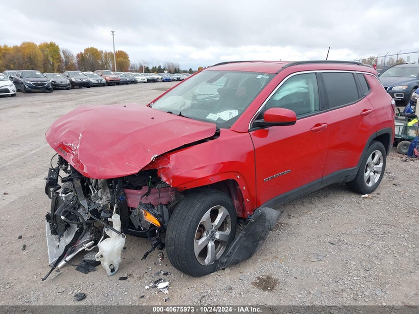 VIN 3C4NJDBB1HT646574 2017 JEEP NEW COMPASS LATITUDE 4X4