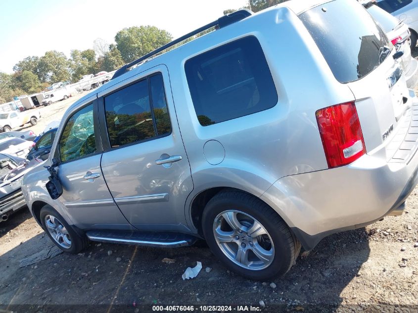 2014 Honda Pilot Ex-L VIN: 5FNYF3H70EB010136 Lot: 40676046