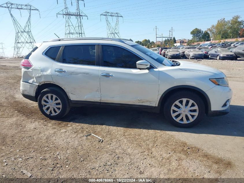 2016 Nissan Rogue Sl VIN: 5N1AT2MV8GC769041 Lot: 40676065