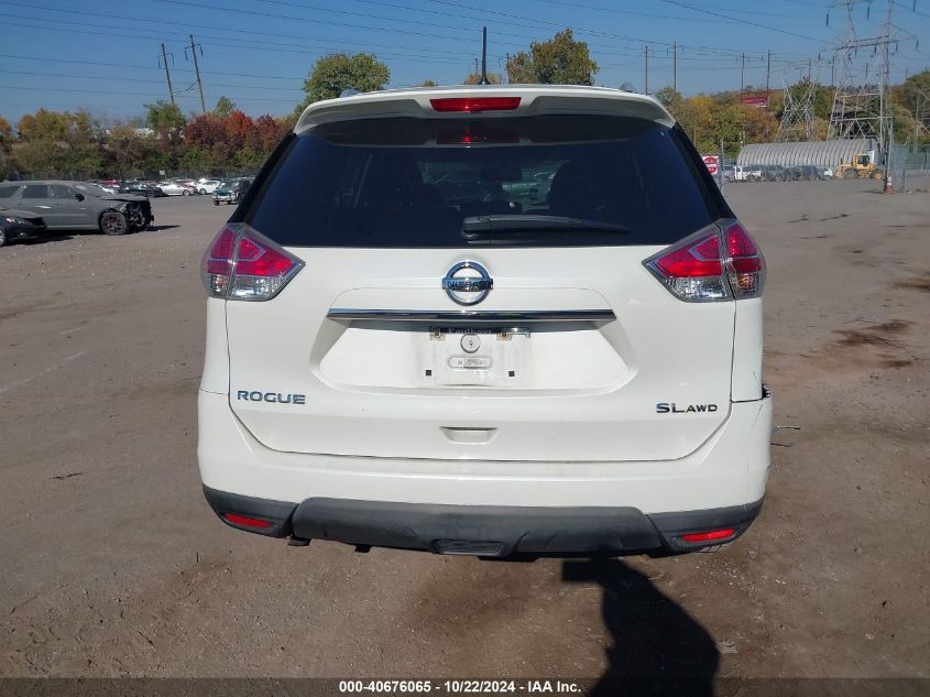 2016 Nissan Rogue Sl VIN: 5N1AT2MV8GC769041 Lot: 40676065