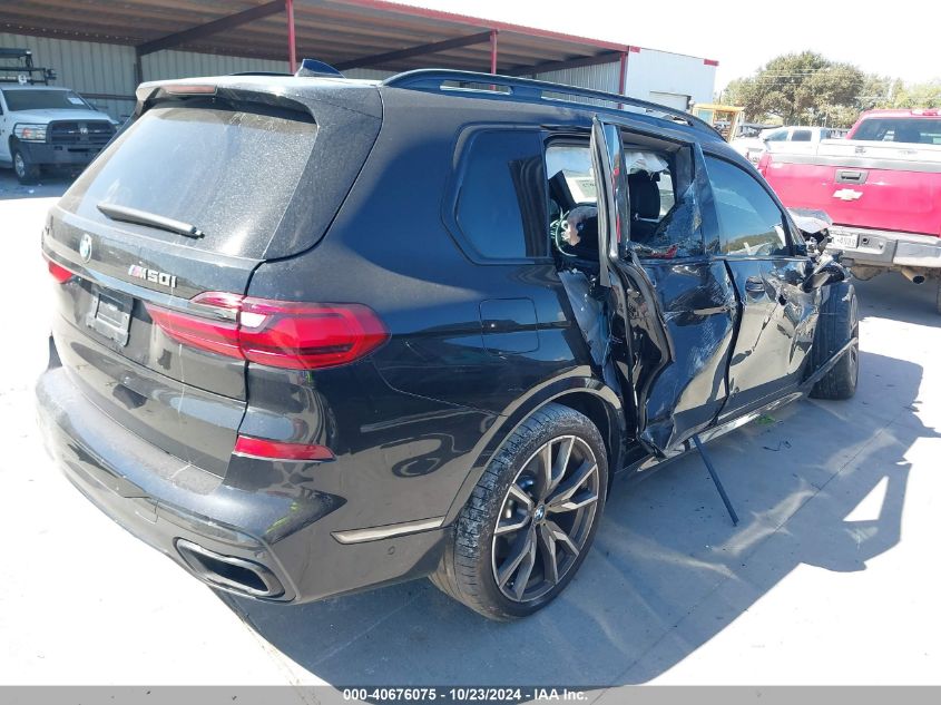 VIN 5UXCX6C06L9B21818 2020 BMW X7, M50I no.4