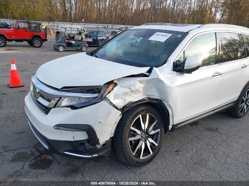 2021 Honda Pilot Awd Touring 8 Passenger VIN: 5FNYF6H93MB050227 Lot: 40676084