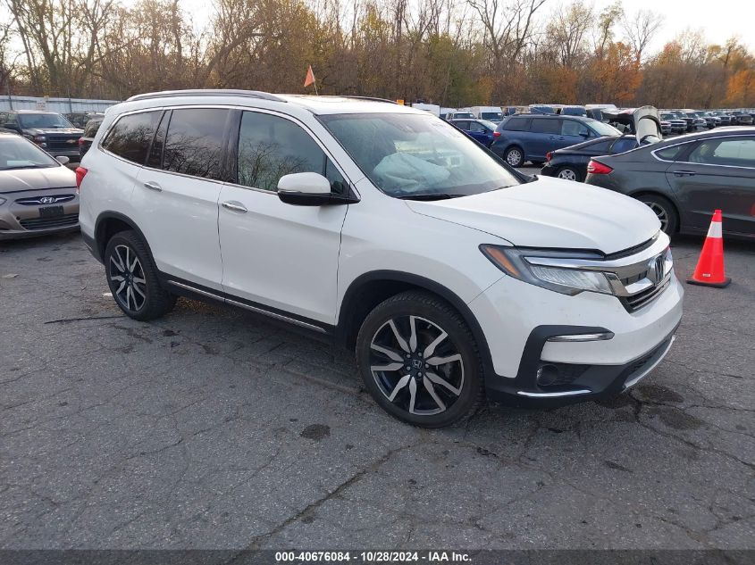 2021 Honda Pilot Awd Touring 8 Passenger VIN: 5FNYF6H93MB050227 Lot: 40676084