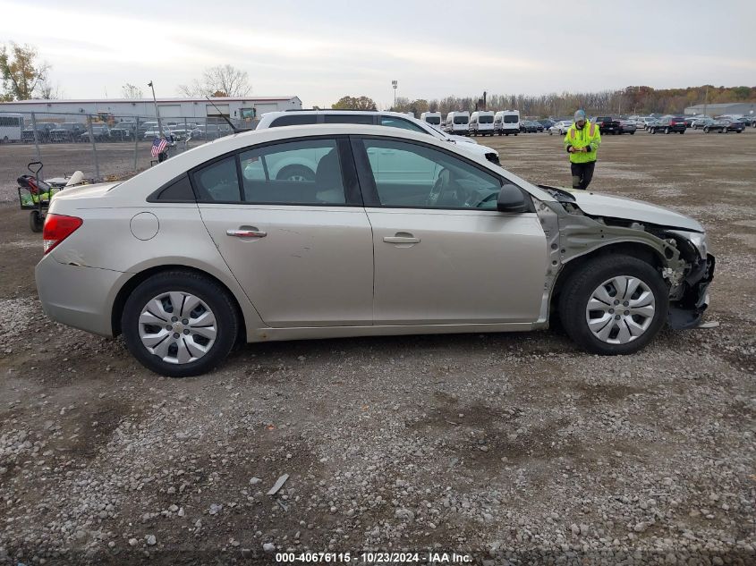 2013 Chevrolet Cruze Ls Auto VIN: 1G1PA5SH9D7224482 Lot: 40676115