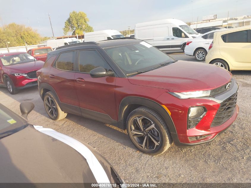 2022 Chevrolet Trailblazer Fwd Rs VIN: KL79MTSL5NB070705 Lot: 40676118