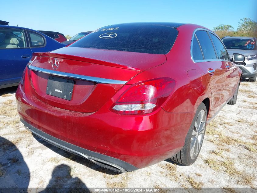 2016 Mercedes-Benz C 300 Luxury/Sport VIN: WDDWF4JB7GR147184 Lot: 40676162