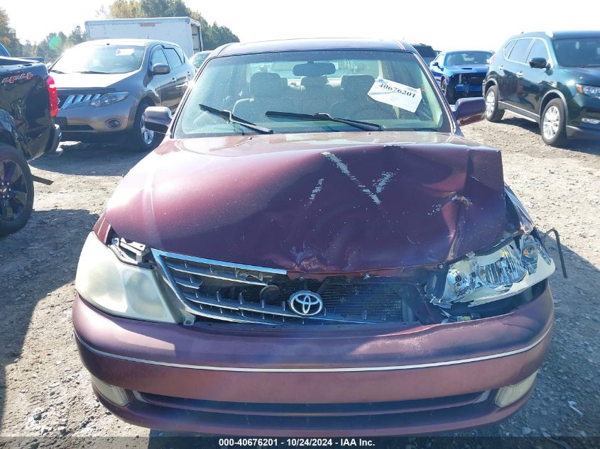 2004 Toyota Avalon Xls VIN: 4T1BF28BX4U387501 Lot: 40676201